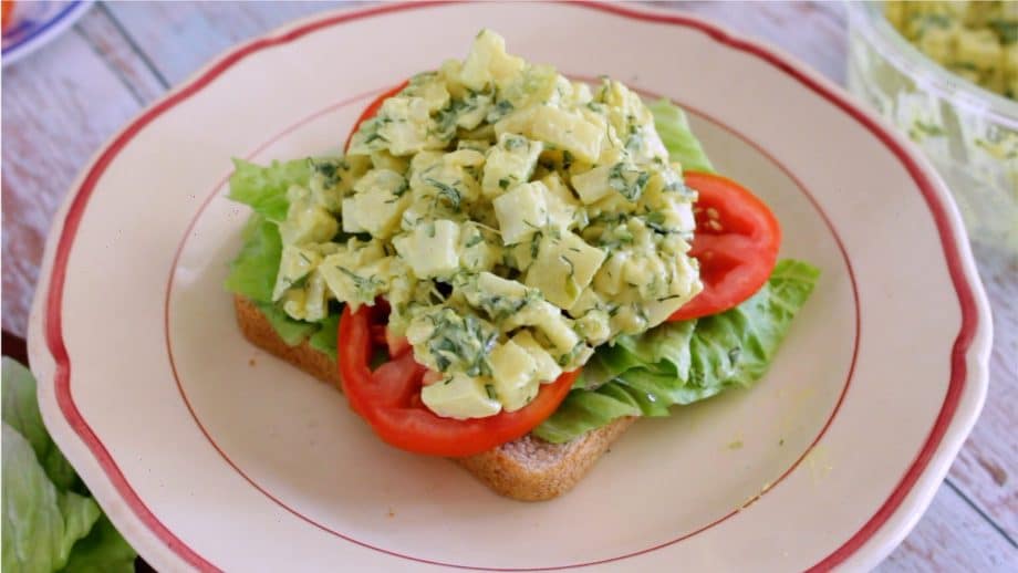 Probably the best vegan 'egg' salad ever! - Chef Jana Pinheiro
